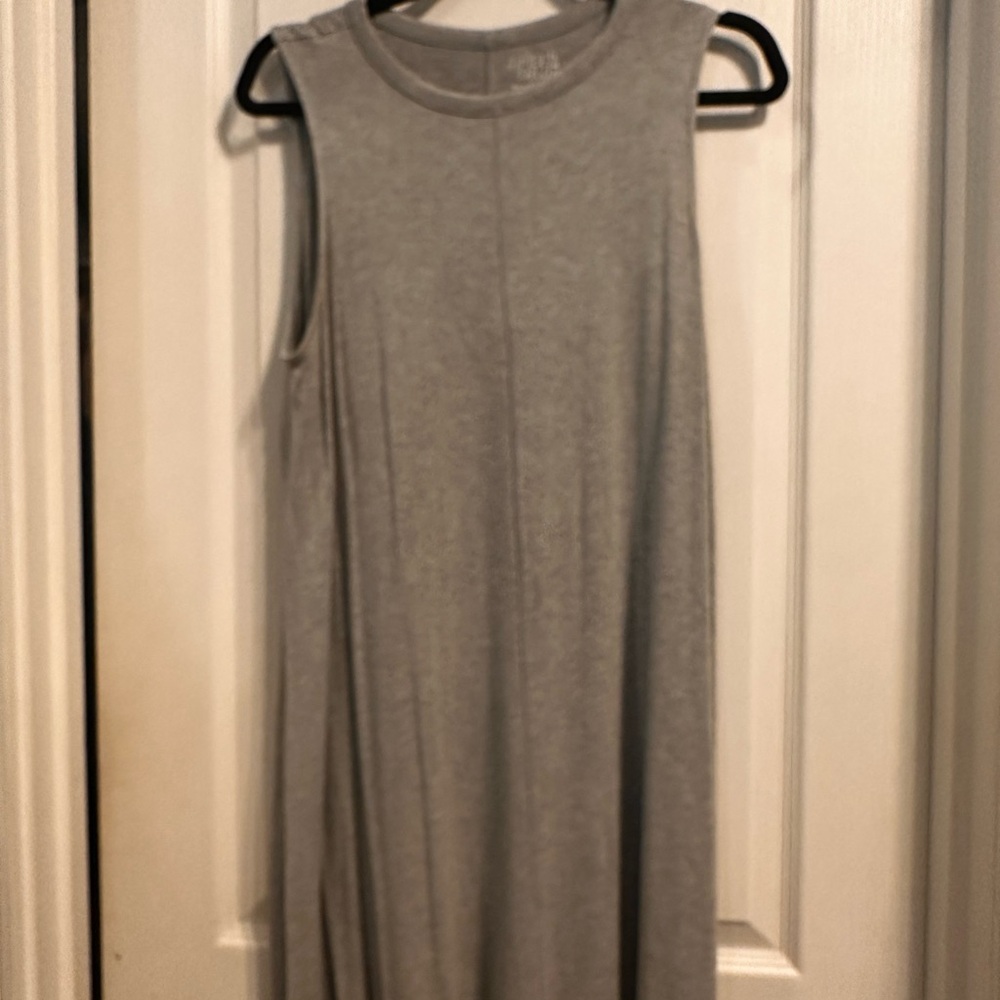 Gray Sleeveless Dress